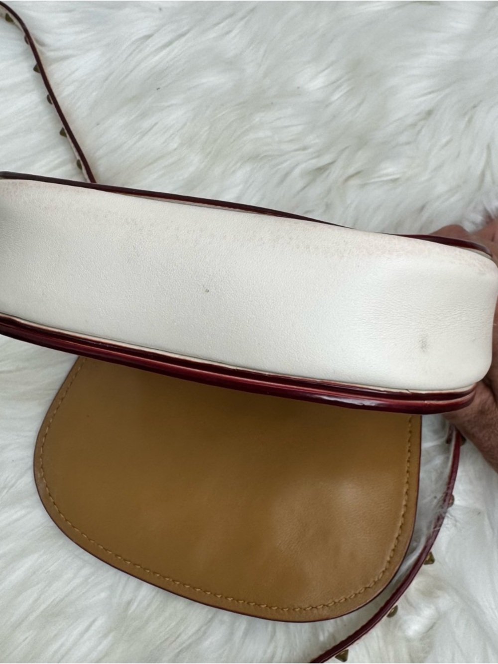 Coach 1941 Tea Rose Leather Saddle bag - Picture 8 of 9